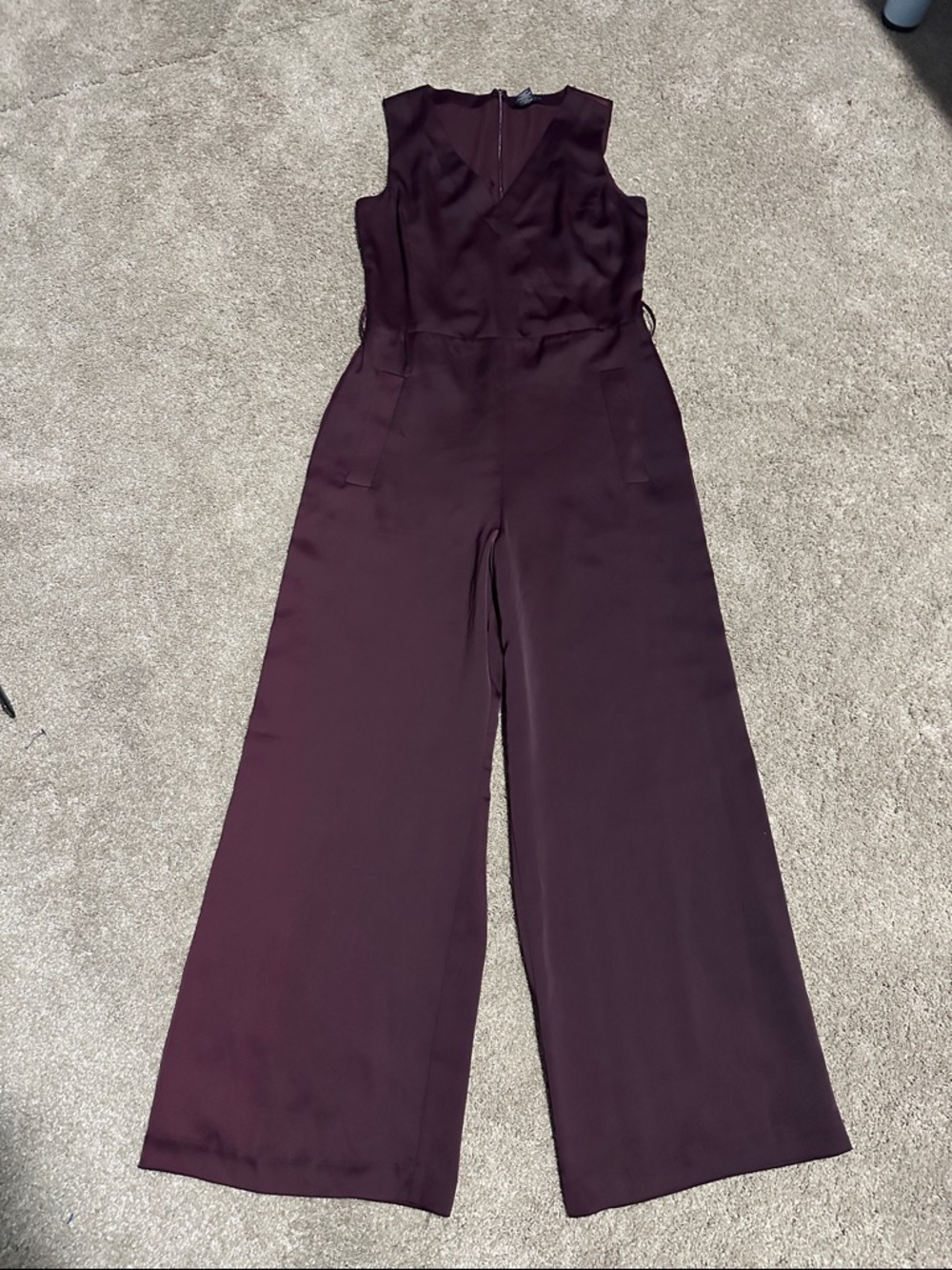 Sleeveless Wide-Leg Jumpsuit